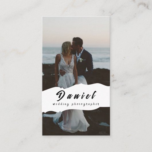 あなたの特別な日をキャプチャ，プロフェッショナル写真 名刺 (正面)