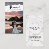 あなたの特別な日をキャプチャ，プロフェッショナル写真 名刺 (正面/裏面)