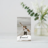 あなたの特別な日をキャプチャ，プロフェッショナル写真 名刺 (スタンド正面)