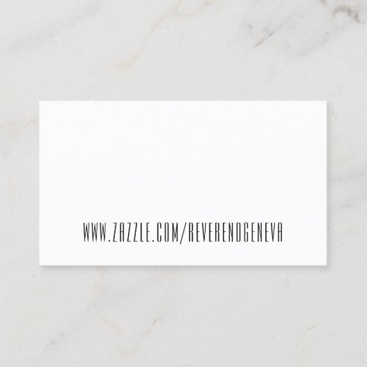 あなたの特権の名刺を点検して下さい 名刺 (裏面)