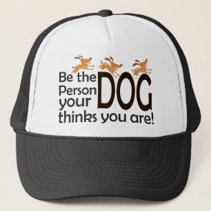 あなたの犬がある考える人があって下さい! キャップ