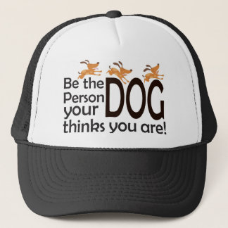 あなたの犬がある考える人があって下さい! キャップ