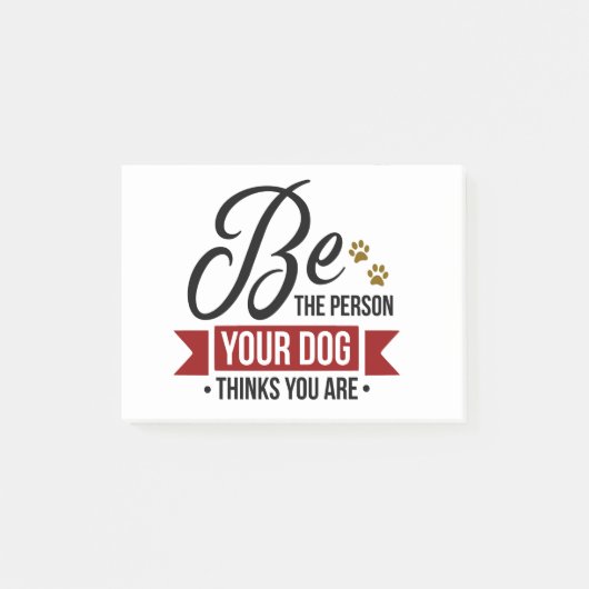 あなたの犬がある考える人があって下さい ポストイット (正面)