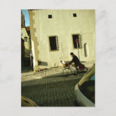 あなたの犬と一緒にスローバイクに乗る ポストカード (正面)