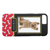 あなたの犬のかわいい写真のカスタムのテンプレートをアップロードして下さい Case-Mate iPhoneケース (裏面(横))