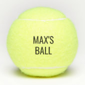 あなたの犬のテニスパーソナライズされたボール テニスボール (正面)