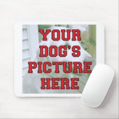 あなたの犬の写真をカスタマイズ マウスパッド (マウス)