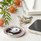 あなたの犬の写真キーチェーン キーホルダー (側面)