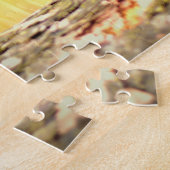 あなたの犬の写真パーソナライズされたはユニーク記念 ジグソーパズル (側面)