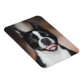 あなたの犬の写真 |ファーベビーかわいい子犬の画像のアップロード マグネット (右側)