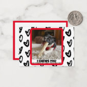 あなたの犬の写真　面白くてかわいい学校用ノートカード ノートカード (正面/裏面インサイチュ)