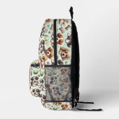 あなたの犬の日パーソナライズされたバッグ プリントバックパック (右)