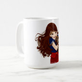 あなたの犬の毎日のマグを抱き締めて下さい コーヒーマグカップ (正面左)