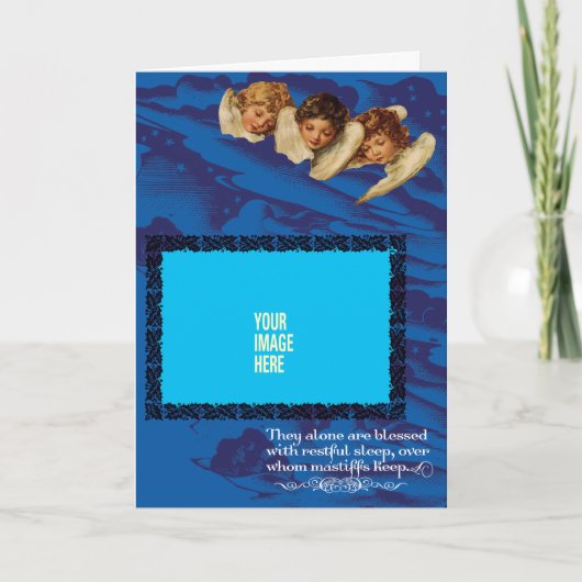 あなたの犬の版木、銅版、版画カード シーズンカード (正面)