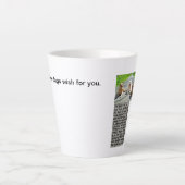 あなたの犬はあなたのためのラテマグ カフェラテマグ (正面)