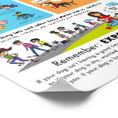 あなたの犬を社交的に扱う ポスター (角)