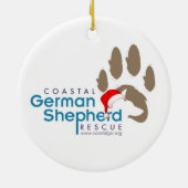 "あなたの犬顔"のオーナメント セラミックオーナメント (裏面)