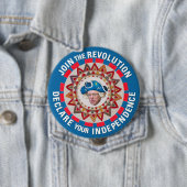 あなたの独立を宣言して下さい 缶バッジ (インサイチュ)