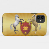 あなたの独自のコートの腕モノグラム Case-Mate iPhoneケース (裏面(横))