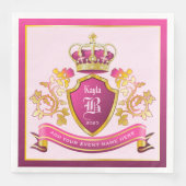 あなたの独自のコートを作る腕ピンクの金ゴールドクラウン真珠 (正面)