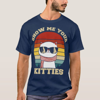 あなたの猫ちゃんおもしろい猫を Tシャツ