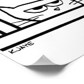 あなたの猫はあの他の猫が好きではない ポスター (角)