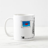 あなたの獣が付いている茶かコーヒー コーヒーマグカップ (左)