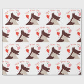 あなたの獣医を抱き締めて下さい ラッピングペーパー (フラット)