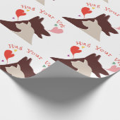 あなたの獣医を抱き締めて下さい ラッピングペーパー (角)