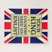 あなたの王と国は入隊する必要がある。 ジグソーパズル (横)