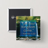 "あなたの王国が"ボタンを来るようにして下さい 缶バッジ (正面&裏面)