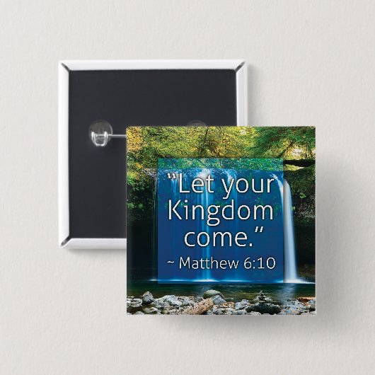 "あなたの王国が"ボタンを来るようにして下さい 缶バッジ (正面&裏面)