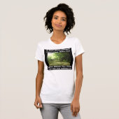 あなたの環境があなたと住むことができなければ Tシャツ (正面フル)