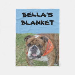 あなたの甘やかされたペット フリースブランケット