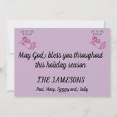 あなたの生まれたばかりのな王への栄光 シーズンカード (裏面)