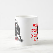 あなたの生命の操業! サンフェルミンの雄牛の操業デザイン、 コーヒーマグカップ (中央)