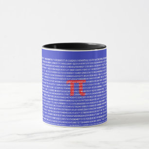 あなたの生命の数学のオタクのために素晴らしいPi (π)のマグ マグカップ
