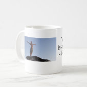 あなたの生命は大事な行事です コーヒーマグカップ (正面左)