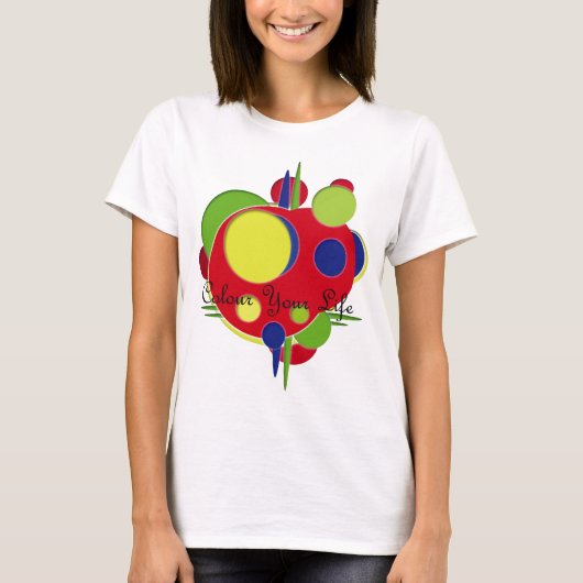 あなたの生命を着色して下さい Tシャツ (正面)