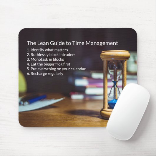 あなたの生命を集中して下さい: 時間管理プログラムへの細いガイド マウスパッド (マウス)