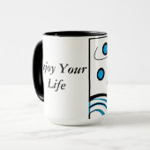 あなたの生命マグを楽しんで下さい マグカップ (正面左)