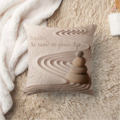 あなたの生命枕の砂を習得して下さい クッション (ブランケット)