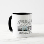 あなたの生命、後悔は住んでいません マグカップ (正面左)