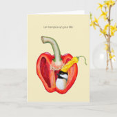 あなたの生活にスパイスを加えるカード カード (黄色い花)