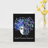 あなたの生活問題自殺防止認識度我々 カード (黄色い花)