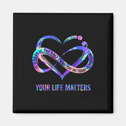 あなたの生活問題自殺防止認識度 マグネット (正面)