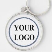 あなたの画像はこちら甘い可愛い二つの写真記念 キーホルダー (正面)