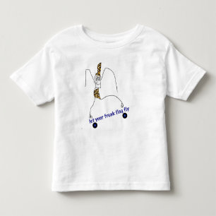 あなたの異常な旗が飛ぶようにして下さい! トドラーTシャツ