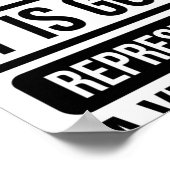 あなたの皮膚に投資引用文スキンケア愛好家 ポスター (角)