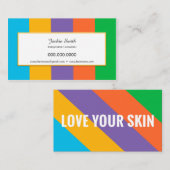 あなたの皮-名刺--を愛して下さい 名刺 (正面/裏面)